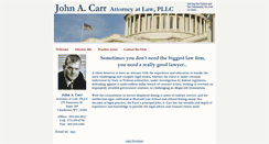 Desktop Screenshot of jcarrlaw.com